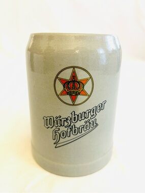 Vintage Wuzburger Hofbrau Stoneware Beer Stein